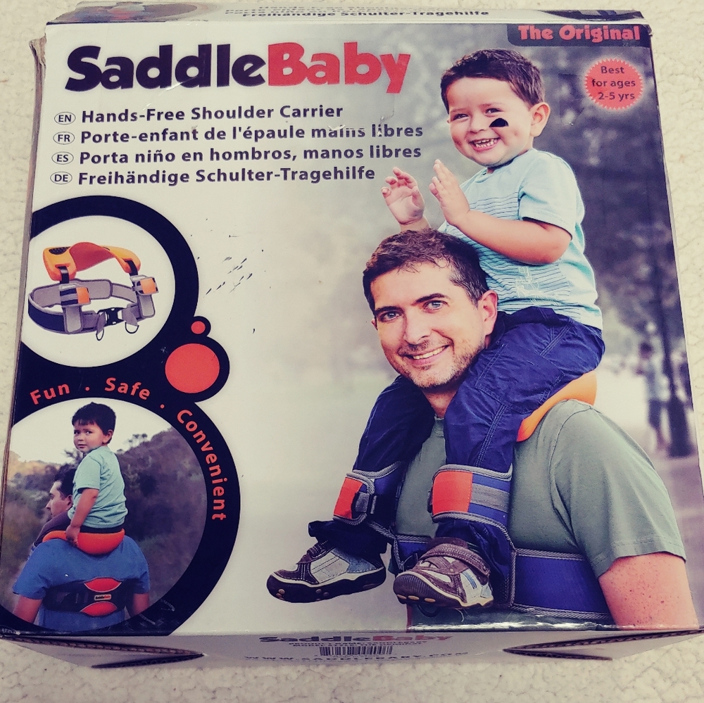 The Original Saddle Baby Hands Free Carrier